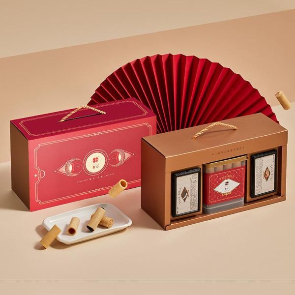 【中秋禮盒】同月雙蛋捲禮盒（粹蛋捲32入x1+實心蛋捲4入x2） 