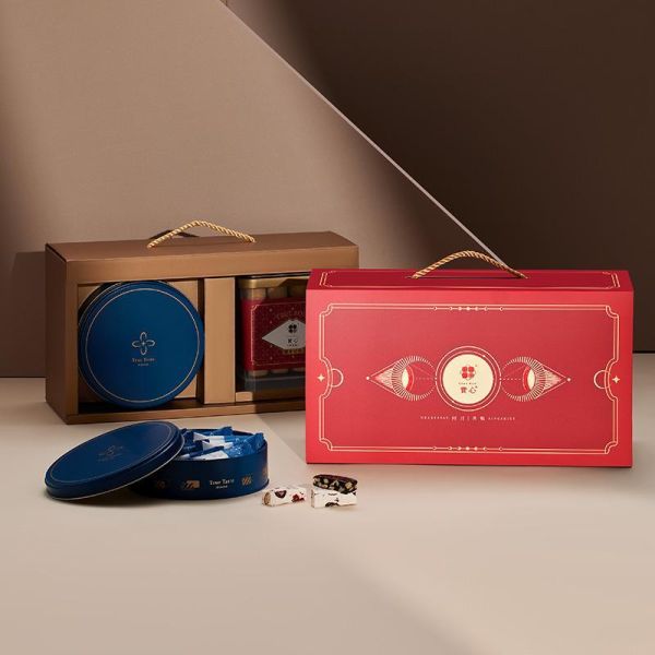 【中秋禮盒】同月糖果禮盒（實心糖果盒+粹蛋捲32入） 