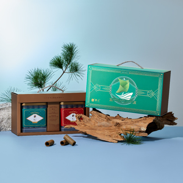 【端午禮盒】龍騰茶香禮盒（粹蛋捲32入x2） 
