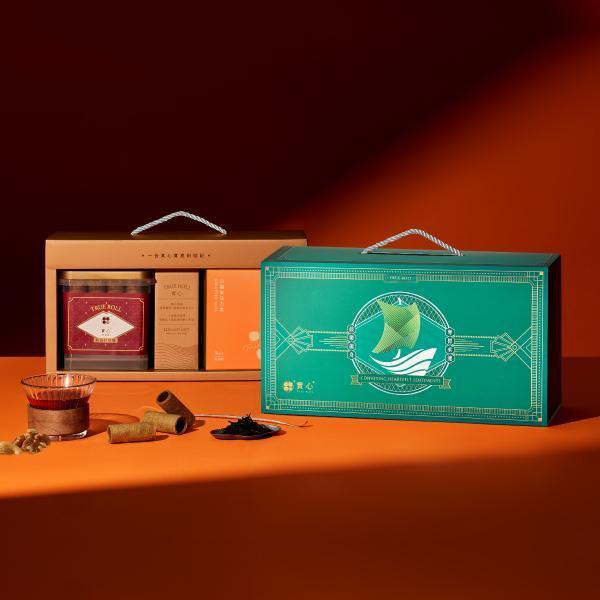 【端午禮盒】龍騰酥粹堅果禮盒（粹蛋捲32入x1+小福果活力盒5入／盒） 