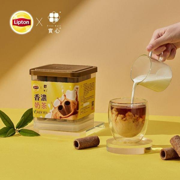 【立頓聯名】香濃奶茶（32入粹蛋捲，無附提袋） 