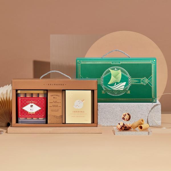 【端午禮盒】龍騰酥粹米香禮盒（粹蛋捲32入x1+爽脆盒／盒x1） 