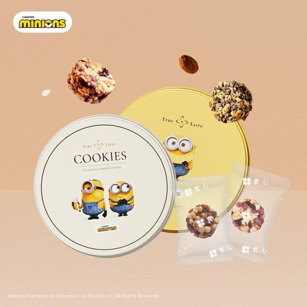 TRIBLE粹 贈小小兵米香（粹蛋捲32入x3+小小兵米香x1） 