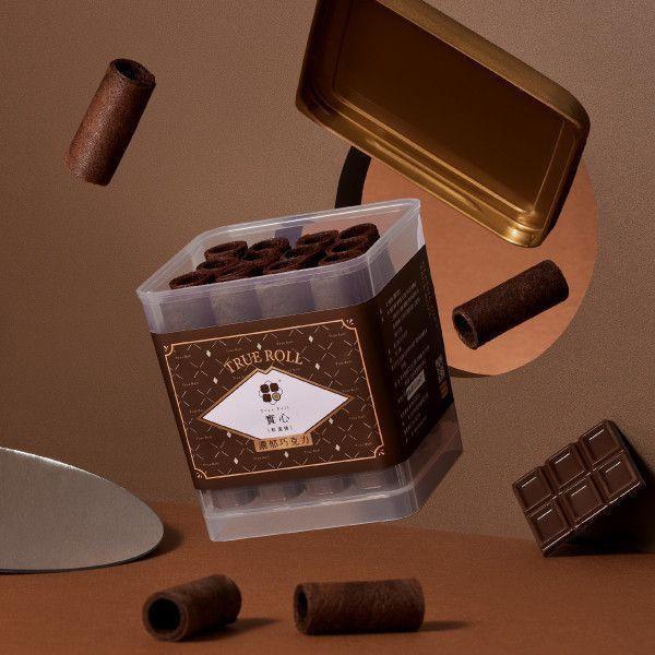 彌月禮盒－綻放雙蛋捲（粹蛋捲32入x1+實心蛋捲4入x2） 