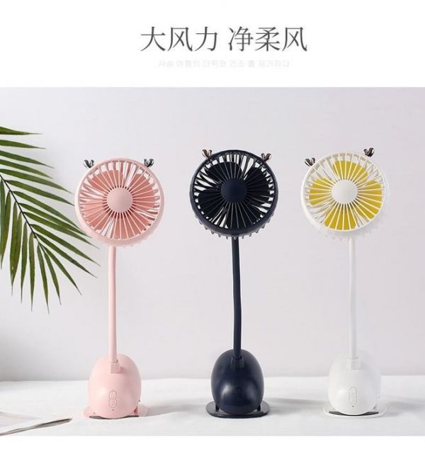 XF5926 小鹿夾子風扇-USB線 