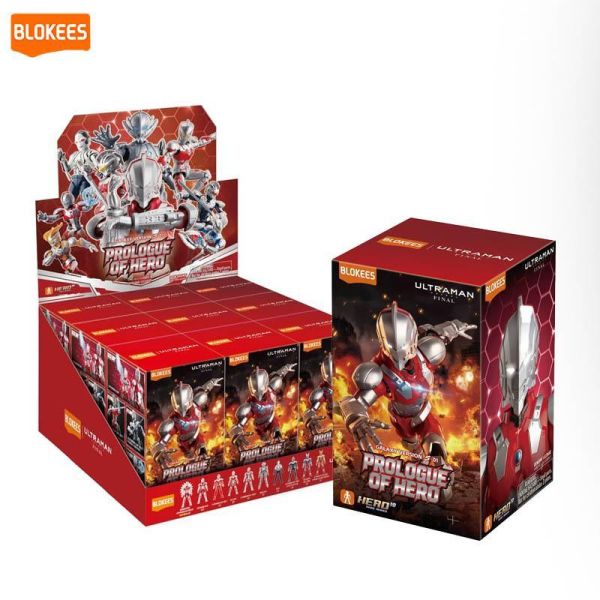 LK53408  -力霸王群星版機動版第一彈英雄序章 正版授權品牌玩具,BLOKEES布魯可,盲盒,公仔,