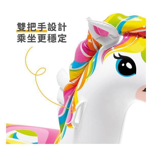 YF17989 57561 -小獨角獸坐騎 夏季專區,充氣泳池／摺疊泳池/充氣滑梯,泳圈,