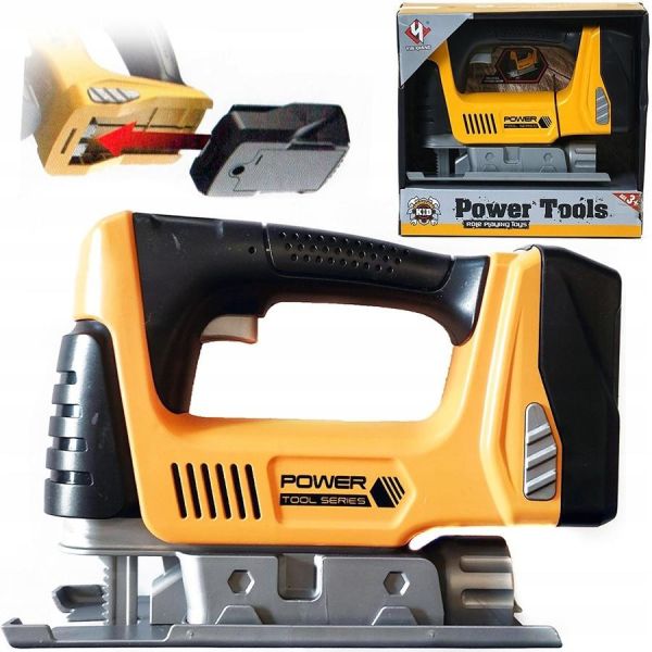 工具電動曲線鋸 POWER TOOLS,仿真電動工具組 小工匠 ,創意製作 ,DIY玩具