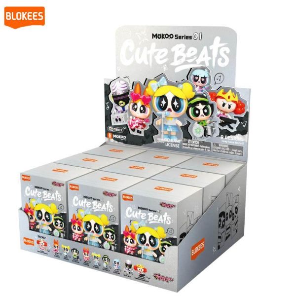 LK53296 -布魯可飛天小女警萌酷版盲盒第一彈 正版授權品牌玩具,BLOKEES布魯可,盲盒,公仔,