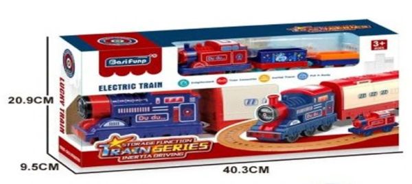 CF154682慣性收納火車+電動火車 電動火車玩具組