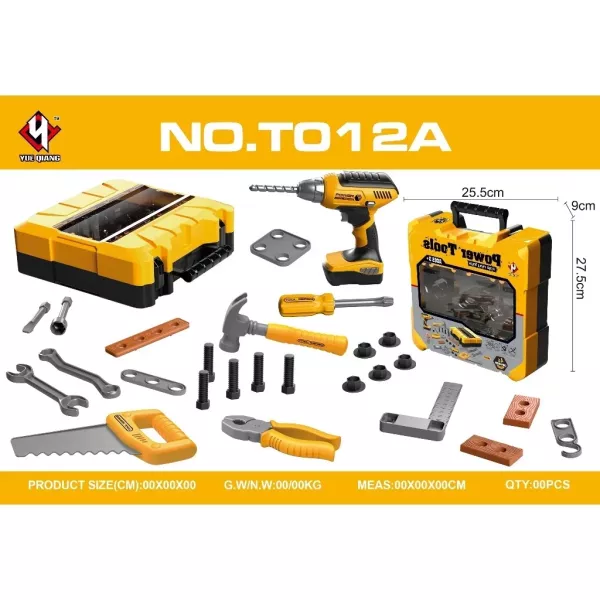 工具手提盒 POWER TOOLS 仿真工具,工程師 ,小工匠 ,DIY