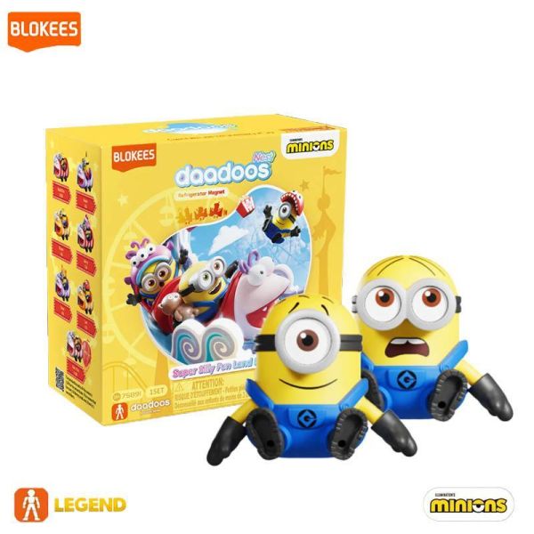 LK53434  -布魯可小小兵搭豆版NEST第一彈 正版授權品牌玩具,BLOKEES布魯可,盲盒,公仔,