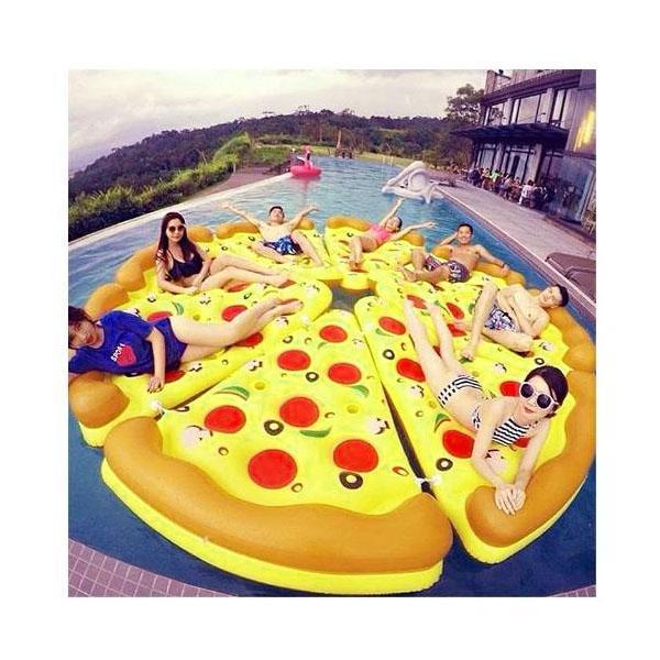 YF13857 XF4202  - 披薩水上浮床 (特價) 夏季專區,充氣泳池／摺疊泳池/充氣滑梯,帳篷/球池,