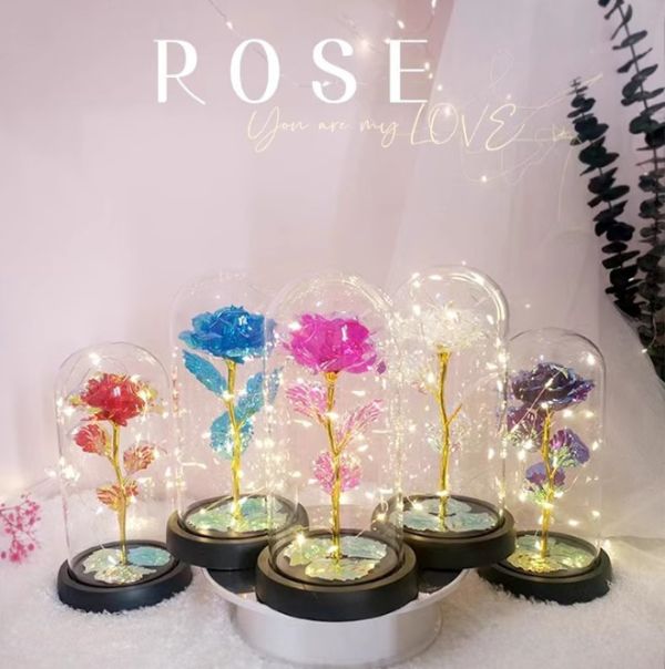 金箔玫瑰花燈飾 浪漫小物,居家布置,夢幻燈飾,玫瑰燈, 生活小物