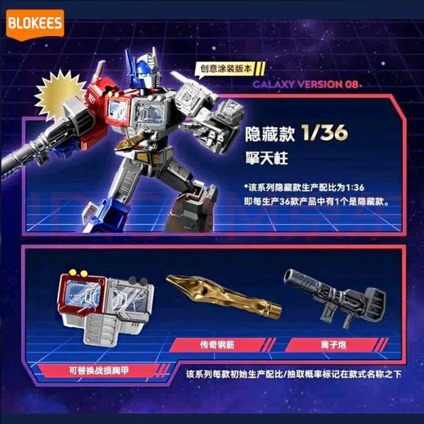 LK53105 -布魯可-群星版 變形金剛盲盒第八彈 正版授權品牌玩具,BLOKEES布魯可,盲盒,公仔,