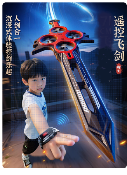 CF1CF69394 禦劍飛行-2.4G遙控四軸飛機雙遙控 