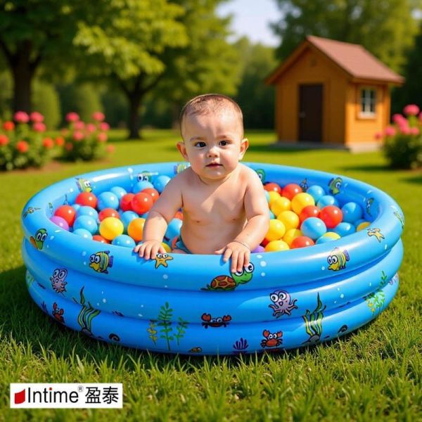 YF4274 -三環水池 夏季專區,充氣泳池／摺疊泳池/充氣滑梯,帳篷/球池,