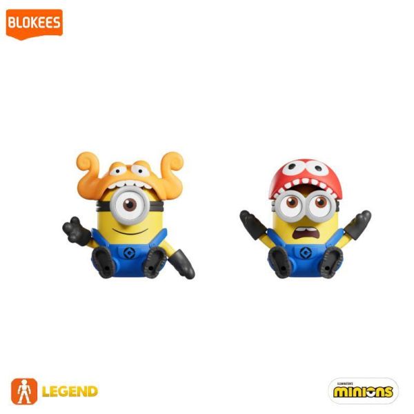 LK53434  -布魯可小小兵搭豆版NEST第一彈 正版授權品牌玩具,BLOKEES布魯可,盲盒,公仔,