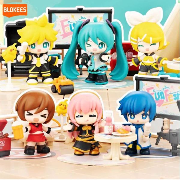LK53368 - 初音未來萌聚版第一彈露臺派對 正版授權品牌玩具,BLOKEES布魯可,盲盒,公仔,