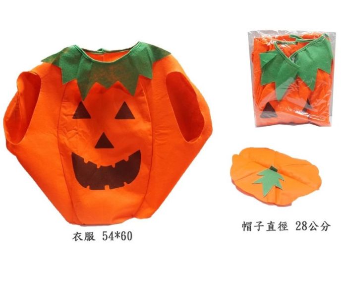 兒童南瓜衣 萬聖節變裝秀