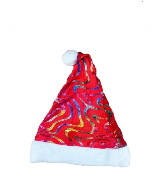 YF17816- 彩條紋雙邊帽 聖誕節,聖誕老人,交換禮物,聖誕裝,