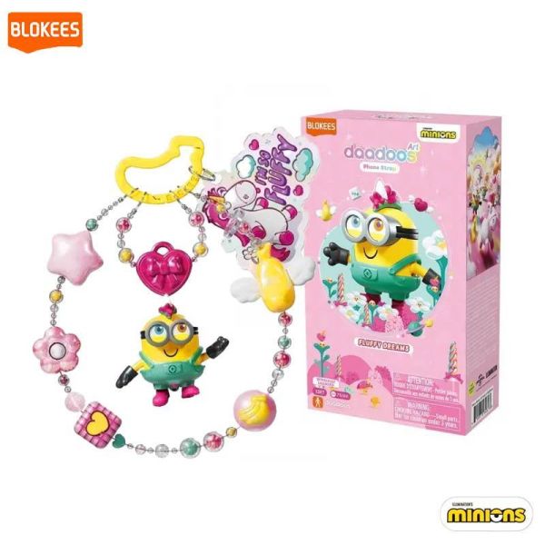 LK53436 - 布魯可小小兵搭豆版ART第一彈 正版授權品牌玩具,BLOKEES布魯可,盲盒,公仔,