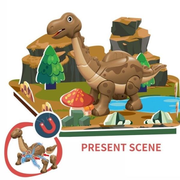 磁力拼裝恐龍 磁力拼裝 #恐龍玩具 #親子共玩 #創意DIY