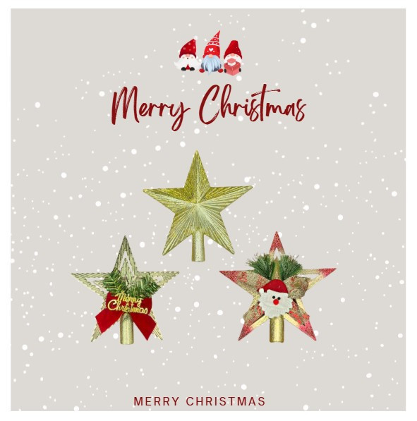 YF21685- 樹頂星 聖誕節,聖誕樹,裝飾,聖誕裝飾