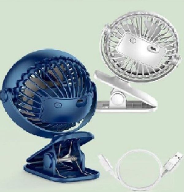 CF148339 簡約金屬感夾子風扇附USB線 