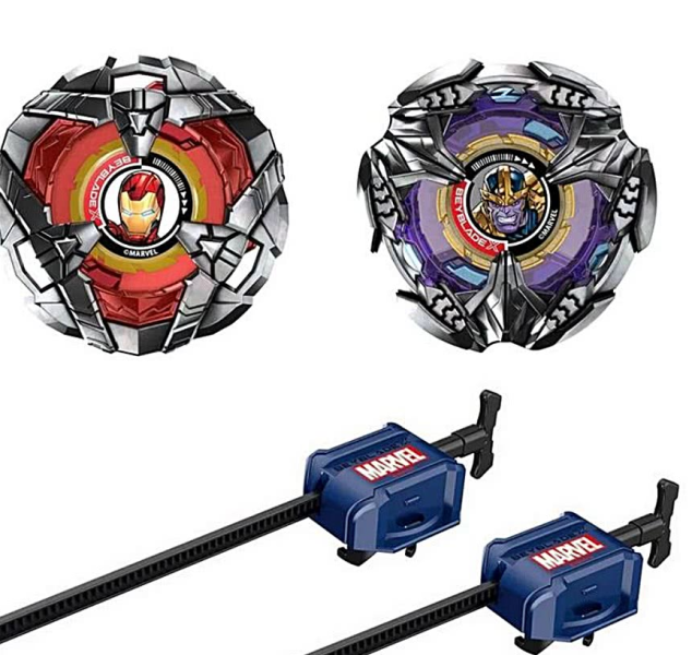 戰鬥陀螺BXG-30鋼鐵人/薩諾斯 Beyblade X BXG-29, 戰鬥陀螺MARVEL 聯名對戰組 - 鋼鐵人 VS 薩諾斯,