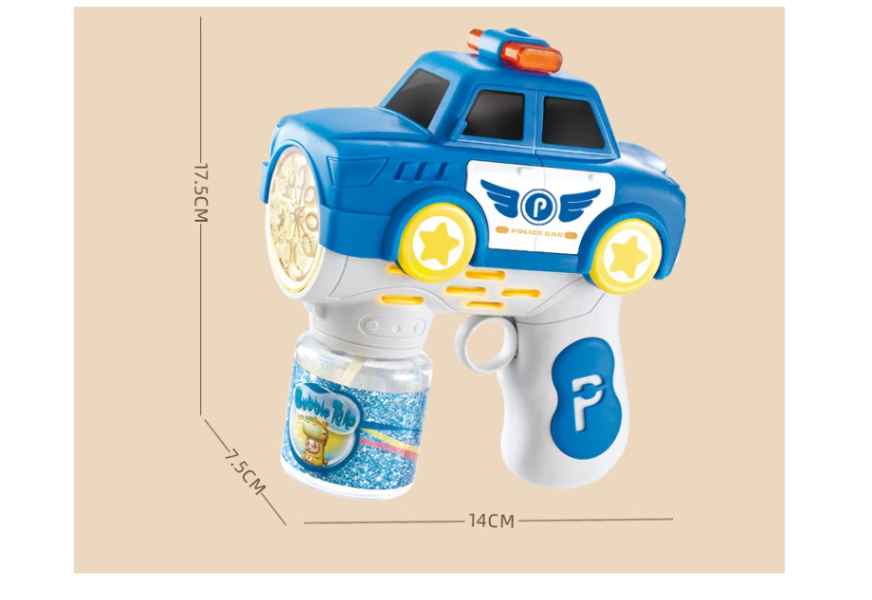 電動泡泡槍-警車款 泡泡槍,玩具泡泡槍電動泡泡槍