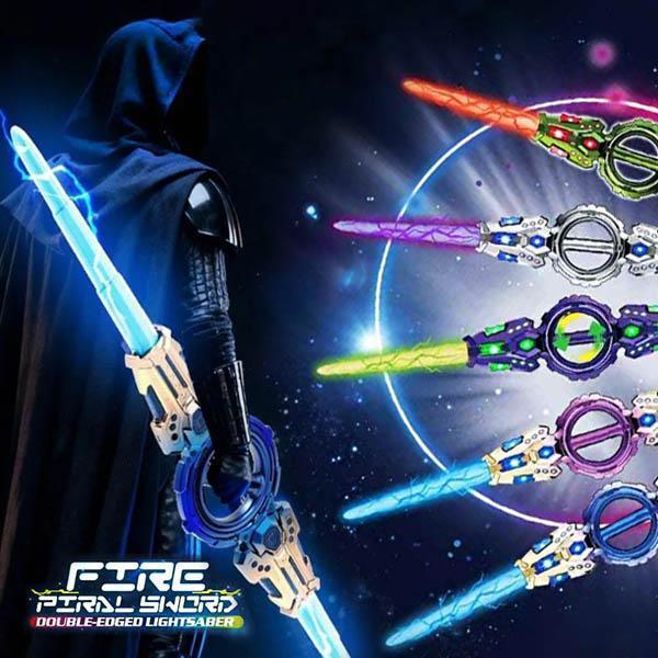 CF171852- 旋轉雙刃劍 玩具槍/玩具弓箭/玩具刀,聲光槍,發光玩具, 發光武器類 ,發光棒類,