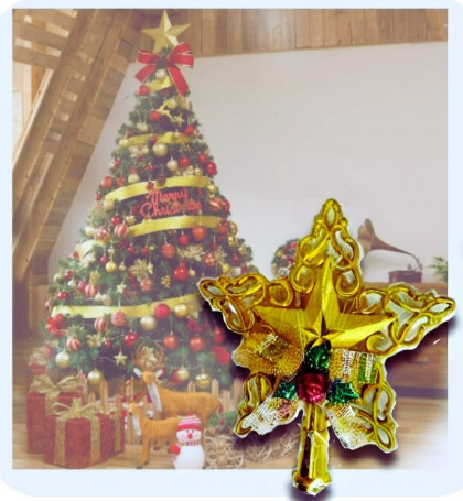 YF20688 - 五角星裝飾 聖誕節,聖誕樹,