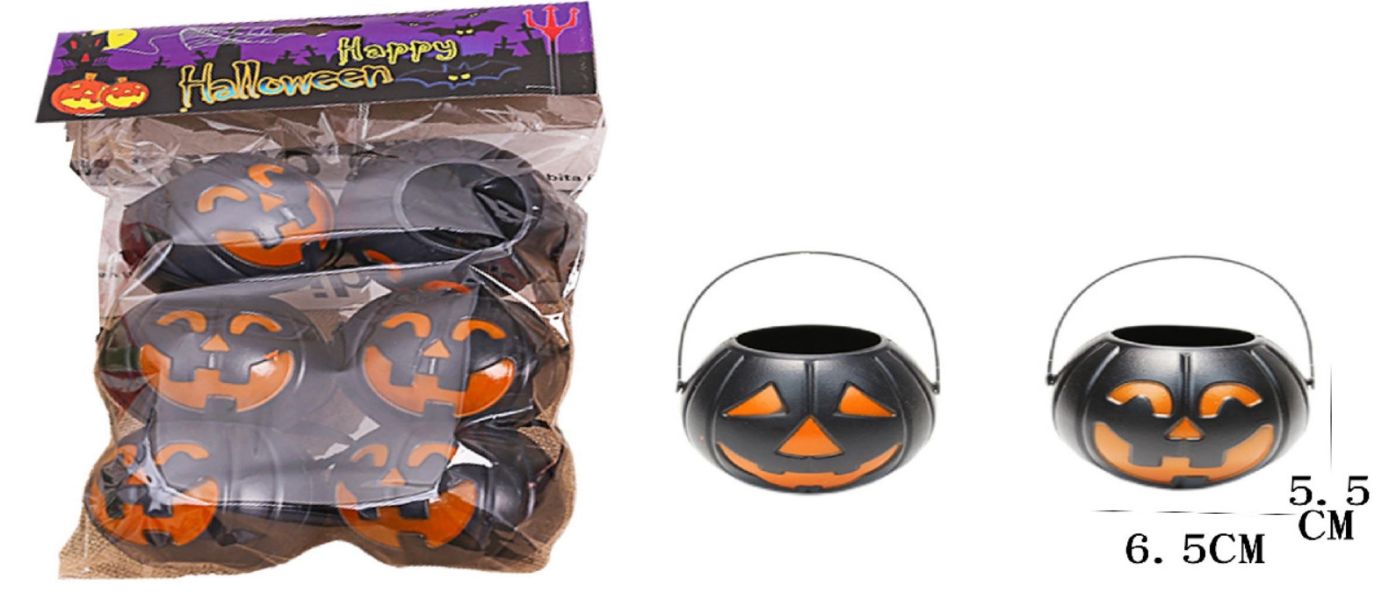 YF19757 6入黃色南瓜桶 