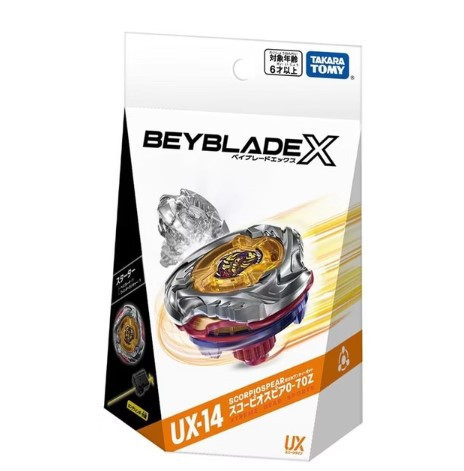 戰鬥陀螺UX-14天蠍長矛0-70Z #戰鬥陀螺 #天蠍長矛 #UX14 #爆烈世代 #陀螺對戰 #陀螺迷必收 #ScytheScorpius