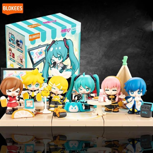 LK53368 - 初音未來萌聚版第一彈露臺派對 正版授權品牌玩具,BLOKEES布魯可,盲盒,公仔,