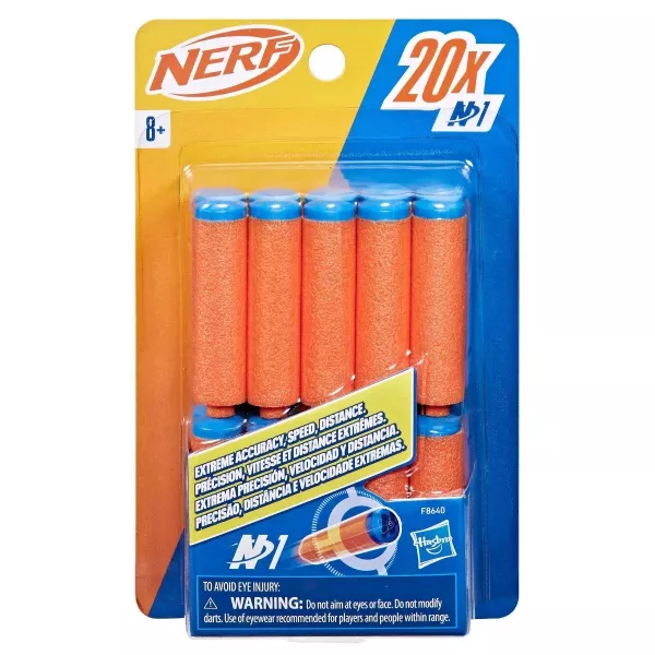 NERF N系列N1彈鏢20入組 NERF射擊玩具,孩之寶