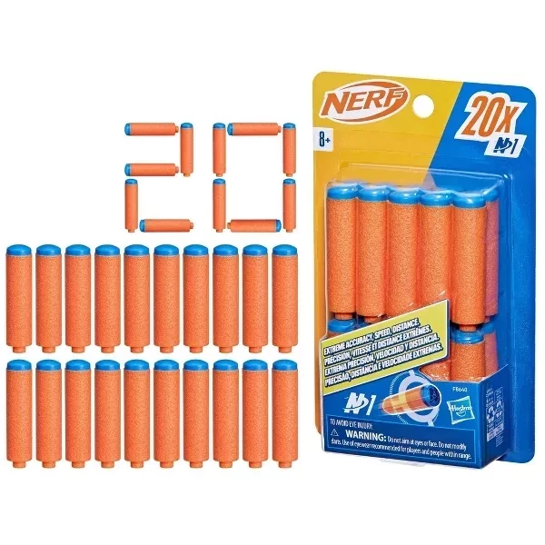 NERF N系列N1彈鏢20入組 NERF射擊玩具,孩之寶