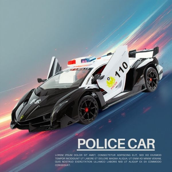 M9077 - 1:12五通開門特警遙控車(帶充電) 遙控玩具,遙控品牌授權車,遙控汽車系列,遙控車,