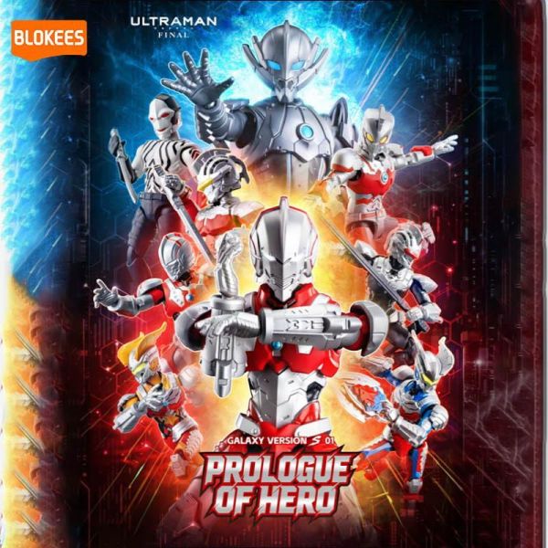 LK53408  -力霸王群星版機動版第一彈英雄序章 正版授權品牌玩具,BLOKEES布魯可,盲盒,公仔,