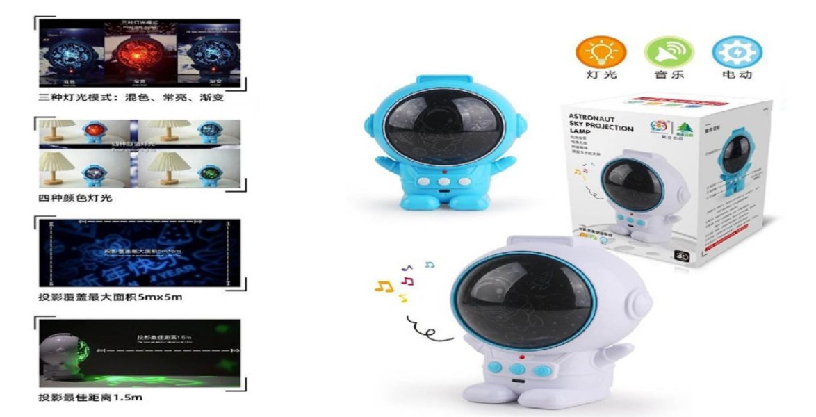CF156947 電動宇航員星空投影燈 