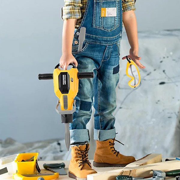 CF168836 -鑿破工具機 POWER TOOLS 仿真工具系列,扮家家酒,仿真工具系列,
兒童玩具工具箱,