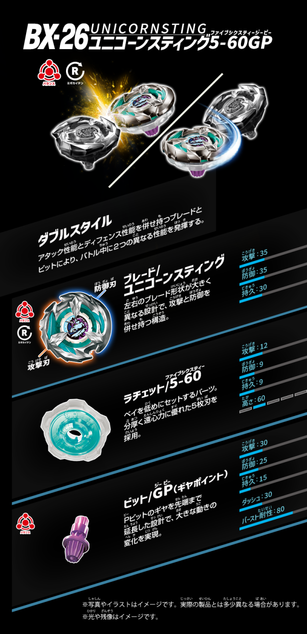 BX-26 獨角刺心 戰鬥陀螺BEYBLADE