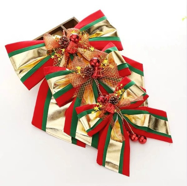 YF13728 -蝴蝶結 聖誕節,聖誕樹,裝飾,聖誕裝飾,