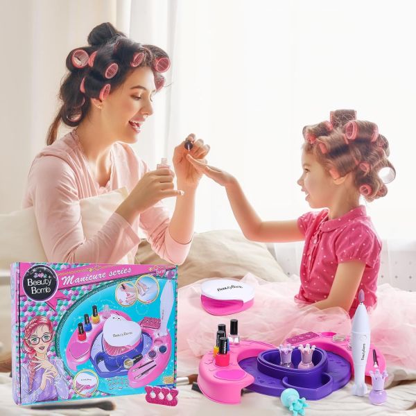 CF158922 -美甲台帶磨甲機和烘乾機 美容梳妝系列,扮家家酒,美妝,