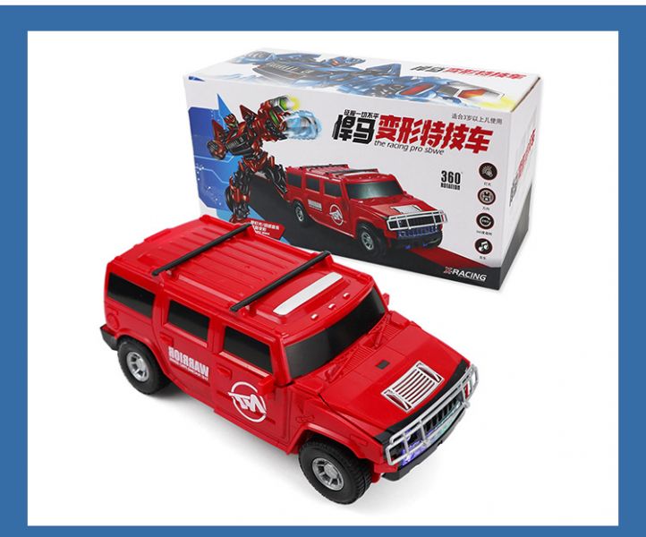 CF151685 電動燈光音樂變形悍馬車 