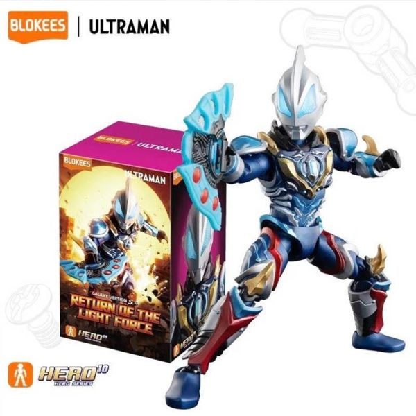 LK53411 -力霸王群星版第一彈光之力在臨 正版授權品牌玩具,BLOKEES布魯可,盲盒,公仔,