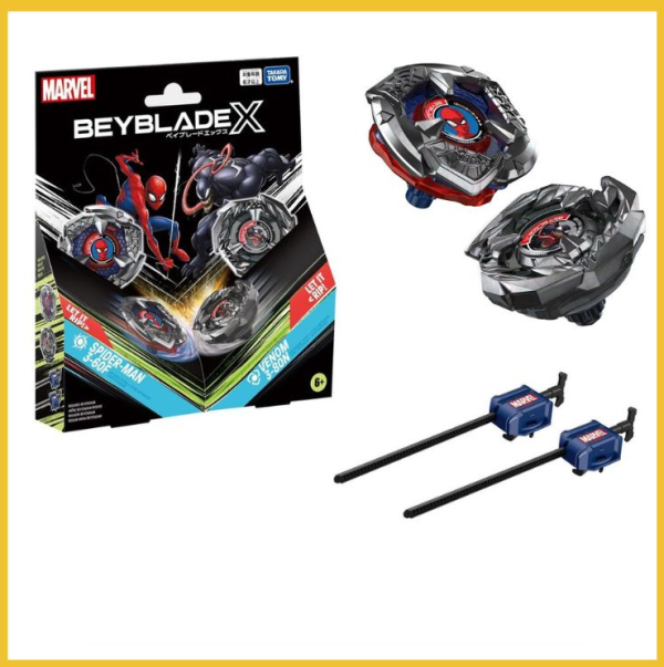 戰鬥陀螺BXG-30鋼鐵人/薩諾斯 Beyblade X BXG-29, 戰鬥陀螺MARVEL 聯名對戰組 - 鋼鐵人 VS 薩諾斯,