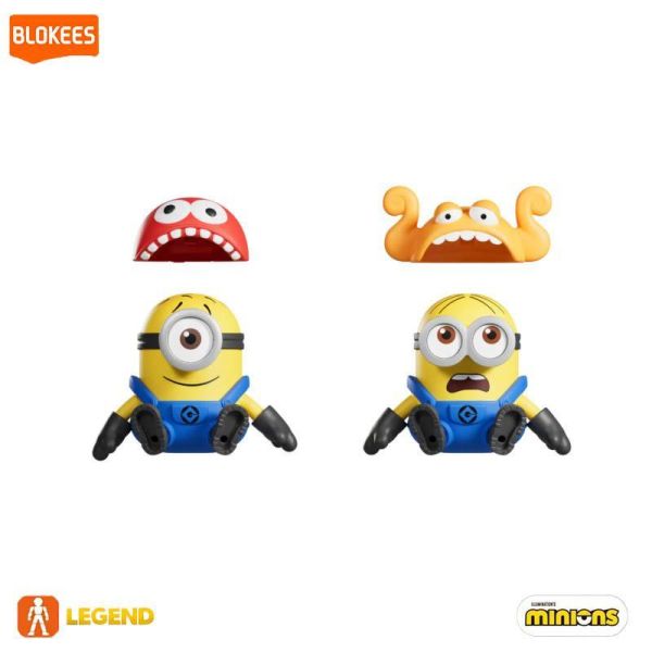 LK53434  -布魯可小小兵搭豆版NEST第一彈 正版授權品牌玩具,BLOKEES布魯可,盲盒,公仔,