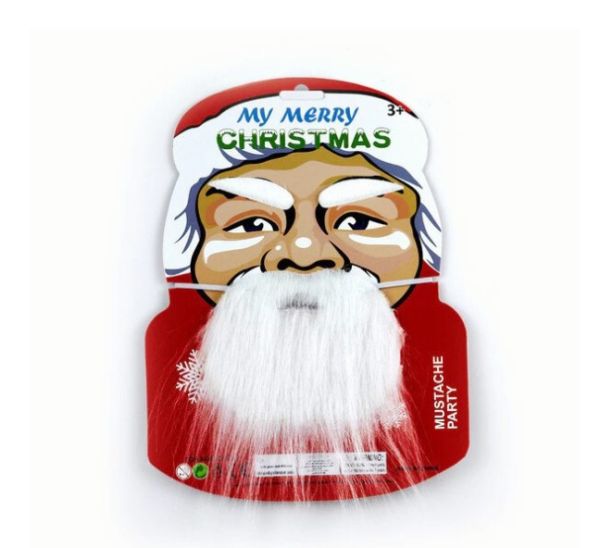 CF125340 -聖誕老人假鬍子 聖誕節,聖誕老人,交換禮物,聖誕裝,